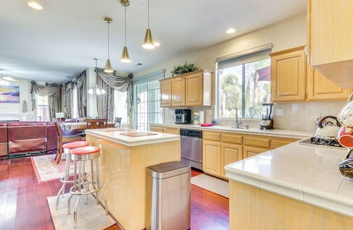 Clovis Cottage | Outdoor Oasis + Hot Tub! Spacious Clovis Home