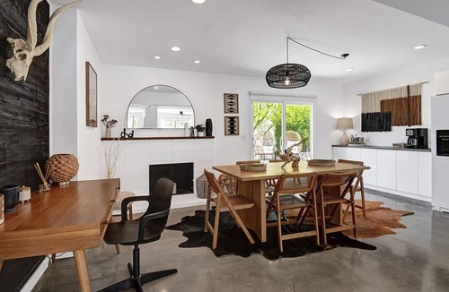 Racquet Club West House | Palm Springs oasis with pool, multiple patios & mountain views