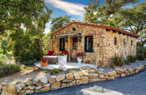 Santa Barbara County Cottage | Papillion Rouge Stone Cottage