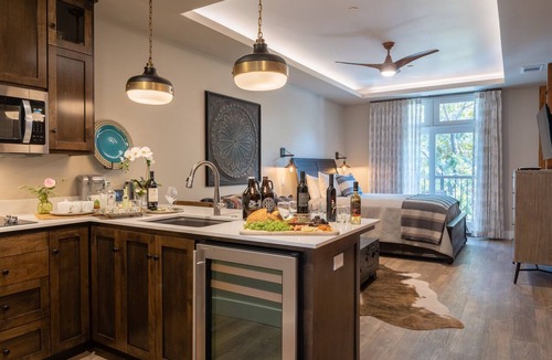 Paso Robles Condo | Paso Park Suite 204-Balcony Overlooking Town Square in Downtown Paso Robles!