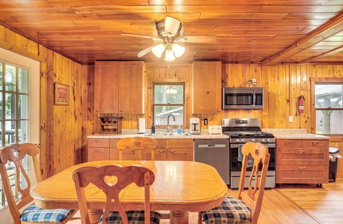 Eagle River Cabin | Peaceful Long Lake Cabin w/Dock & Fire Pit!