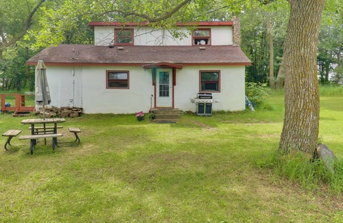 Vergas Cabin | Pet-Friendly Lakeside Cabin w/ Dock & Fire Pit