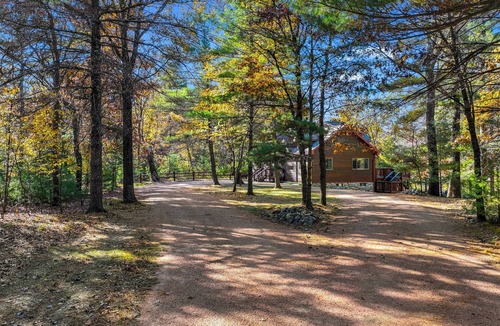 Friendship Cabin | Private Chef|Castle Rock Lake|30 miles to Dells|Fireplace|Games