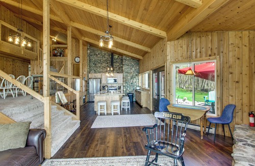 Puposky House | Private Dock & Gull Lake Access! Spacious Retreat