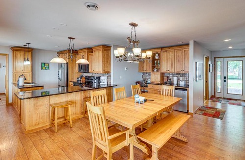 Ortonville House | Private Dock & Hot Tub! Big Stone Lake Getaway