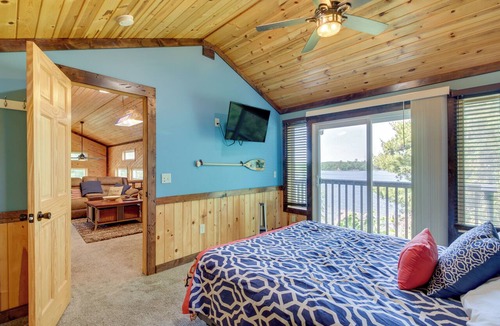 Outing Cottage | Private Dock: Lakefront Family Home in Outing