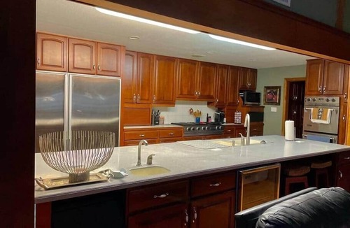 Saucier House | Private Family Mini Resort! Pool, Gym, Pool table, foosball, volleyball, Lake +