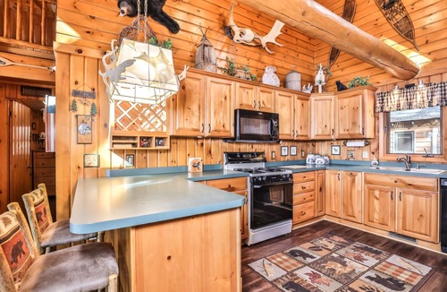 St Germain House | Private, log home on Little Saint Germain Lake with game room and dock!