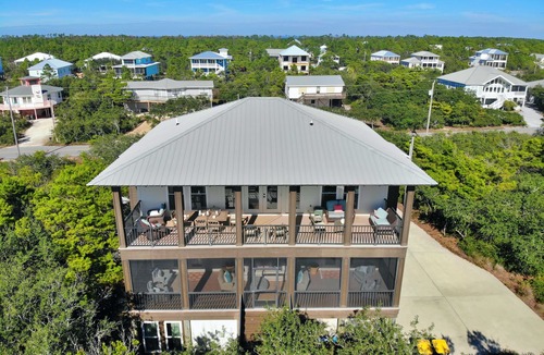 Surf Side Shores House | Private Oasis - Golf Cart, Hot Tub and Sauna!