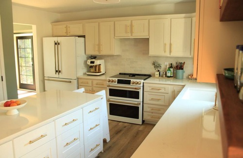 Clive House | Private Oasis with Luxury Heated Pool, Hot Tub & 100" TV