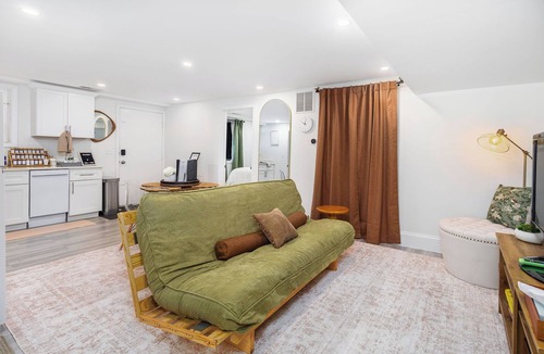 West Street - River Street Condo | Private Suite: Own Entry. Parking. 7 Min to Train!