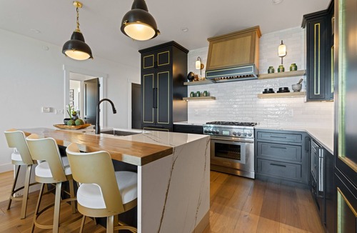 Sister Bay Condo | Professionally designed penthouse with Lake Michigan as a backdrop.