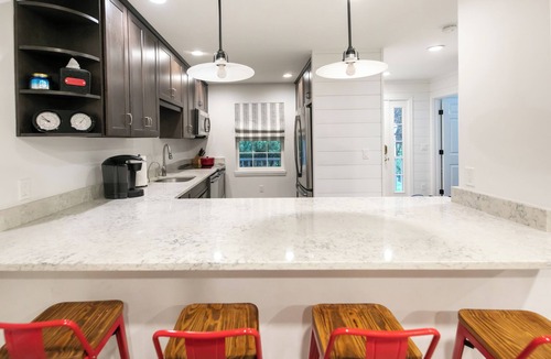 Hancock House | RENOVATED JIMINY PEAK MOUNTAINSIDE CONDO Designer Interiors Walk to Slopes