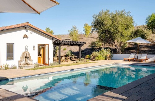 Ballard House | Rolling Ranch: 10-Acre Estate with Pool, Spa, Entertaining Barn & Vineyard Views