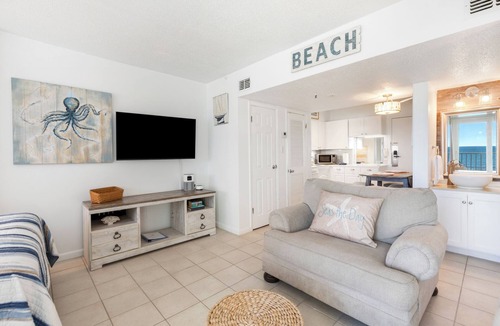 Fort Morgan Condo | Romantic Gulf-front couple escape, dolphin views, pools, sunsets & beach stroll