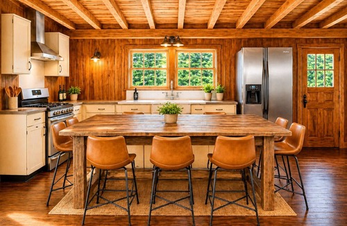 Camp Nelson Cabin | Sequoia Time Capsule: Spa, Walk 2 Giant Sequoias, River, Fish, Bike, Saloon