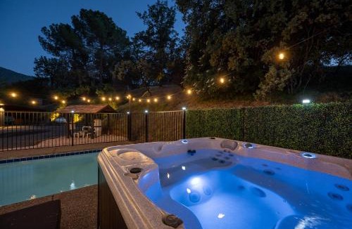 Three Rivers House | Sequoia Views | Pool, Hot Tub, Trail, & EV Charger