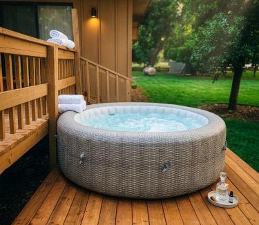 Kaweah House | Serene Riverfront Home - Hot Tub + Private Walkway to the River