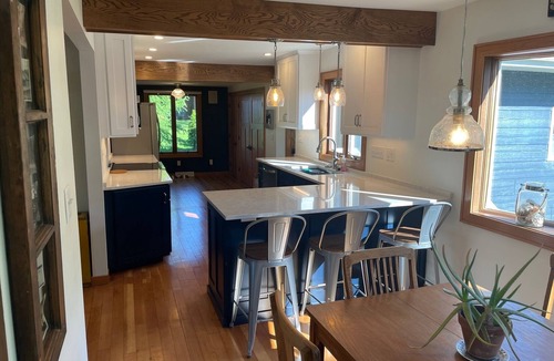 Wautoma House | Silver Lake Cottage - historic home - family fun, swim, boat, ski, fish, & relax