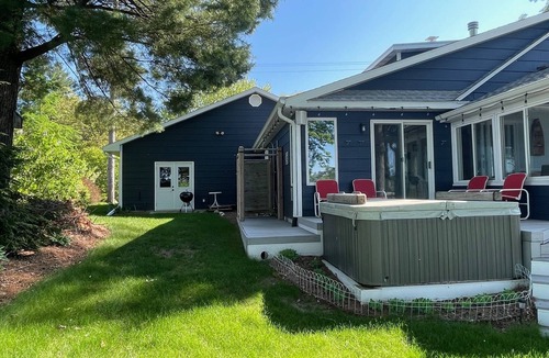 Wautoma House | Silver Lake Cottage - historic home - family fun, swim, boat, ski, fish, & relax