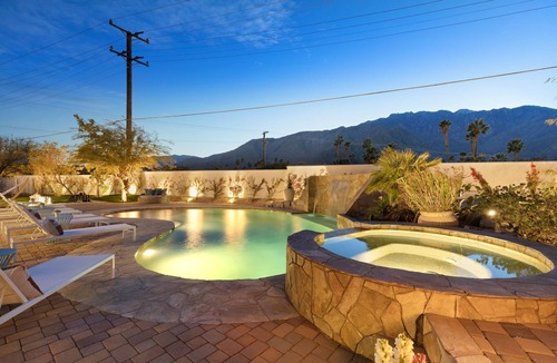 Racquet Club West House | Skyview - Private Mountainside Villa with Pool, Game Room & Gym! #004928 4br