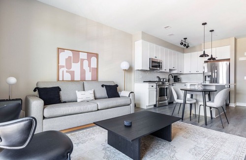 Hill East Apartment | Sleek Capitol Hill 1BR, w/ Gym, near metro by Blueground