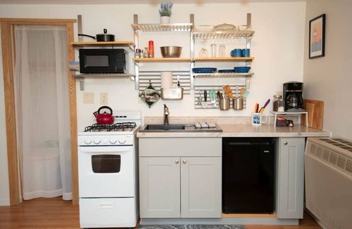 Grand Marais Apartment | Snowdrift Studio - Kitchenette