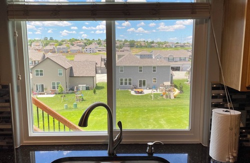 Omaha House | Spacious 4-bedroom house in SW Omaha. Hot Tub on patio. Massage Chair in LvRm.