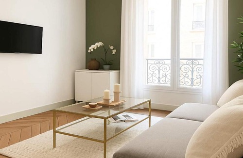 Epinettes Apartment | Spacious & chic flat with elevator access - Paris