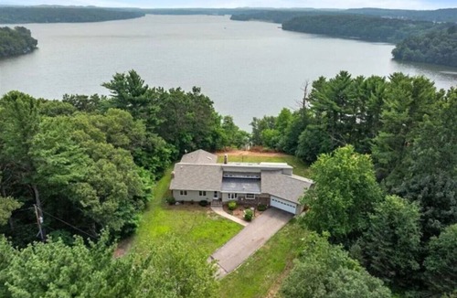 Altoona House | Spacious Home on Lake Altoona- Firepit, Theater, Gym
