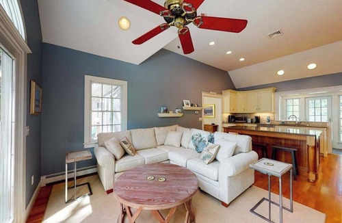 East Orleans House | Spacious home with huge deck & tree-lined yard, grill, & WiFi - great location