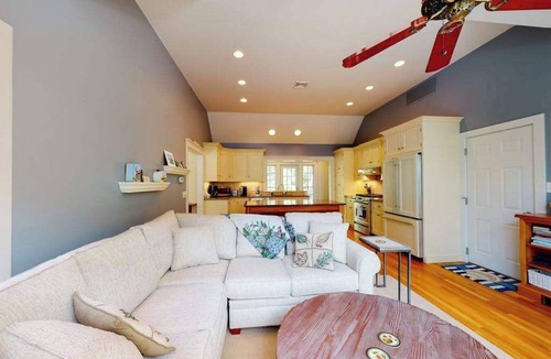 East Orleans House | Spacious home with huge deck & tree-lined yard, grill, & WiFi - great location