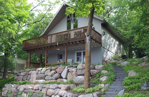 South Haven Cabin | STONY POINT VISTA! Stunning Lake Home On 75 Feet Of Lake Shore On Lake Sylvia!