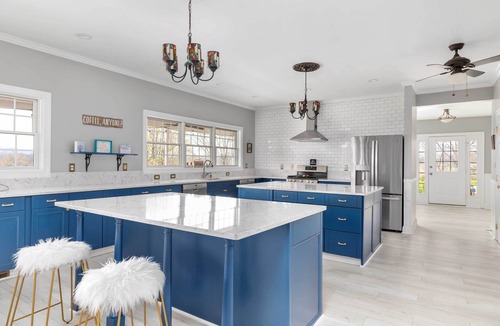 Berryville Villa | Stunning Former Winery w/Pool & Mtn Views!