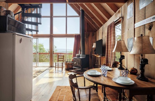 Paw Paw Cabin | Stunning Mountain Views w/Deck & Grill on 5 Acres!