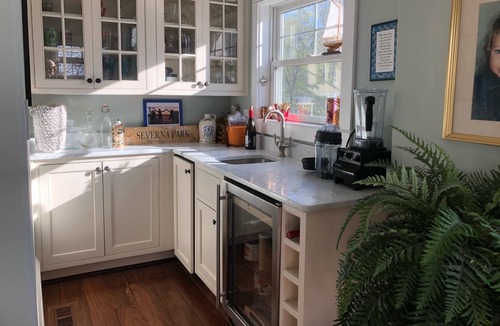 Severna Park House | Stunning Waterfront Home in Round Bay with multiple living spaces