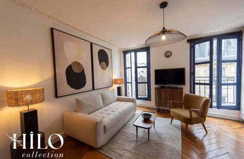 2nd Arrondissement Apartment | Suite Paris Zola by HILO Collection - 4 people - 35m2
