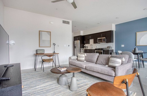 NoHo Arts District Apartment | Sunny North Hollywood 2BR w/Pool & Gym, nr Bars & Movies, by Blueground