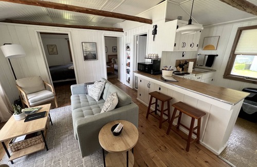 Baileys Harbor House | Sunset Facing Cozy Lakefront Cottage on Beautiful Kangaroo Lake