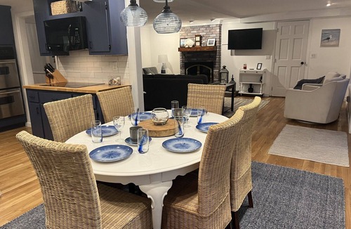 South Yarmouth House | Sunset Point - Spacious 4-BR Long Pond House w/private swimmable beach & AC