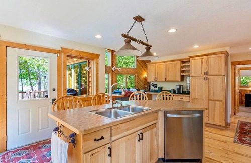 Fifty Lakes Cabin | Sunset Serenity: Private Lakefront Escape with Sauna-Perfect for Family Getaway