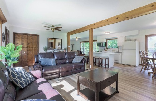 Richville House | Sunset Views, 330 ft of Sand Bottom Beach & Huge Lawn on Hidden Gem Walker Lake