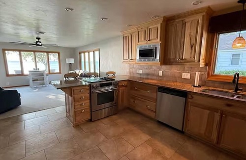 Luxemburg House | Sunsets on 57~perfect waterfront property in southern Door County