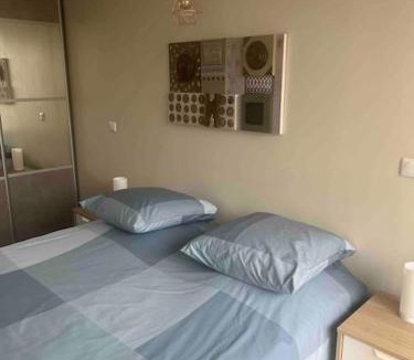 Les Puces de Saint-Ouen Apartment | Super 3 pcs et Parking aux portes de Paris et stade de france à proximité des sites touristiques parisiens Montmartre , champs Élysée ,châtelet etc et des transports métro,RER ,wifi disponible