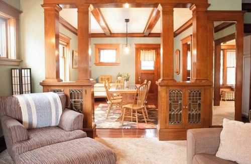 Superior House | The Foursquare - Historic 4 Bedroom Craftsman-Style Home