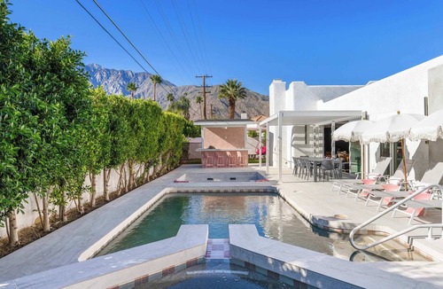 Racquet Club West House | The Golden Palm 7Bdrm Lavish Old Hollywood Oasis!