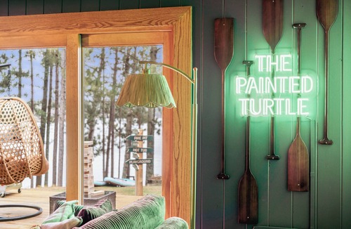 Nisswa Cabin | The Painted Turtle: Lakefront, Hot Tub, Sauna, Theater, Game Room, Playset