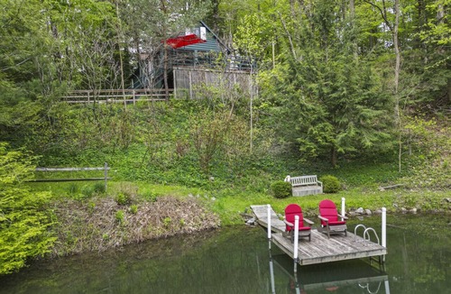 Lenox Cabin | Timpani Corners | Private Pond AC