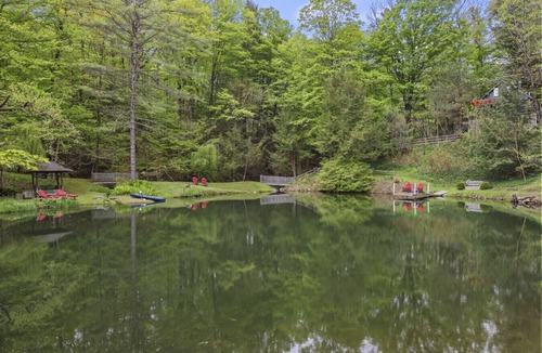 Lenox Cabin | Timpani Corners | Private Pond AC