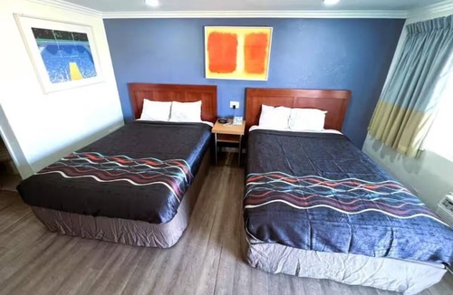 Ridgecrest Hotel | Two Rooms | Affordable & Comfortable Queen Beds Studio Explore Ridgecrest